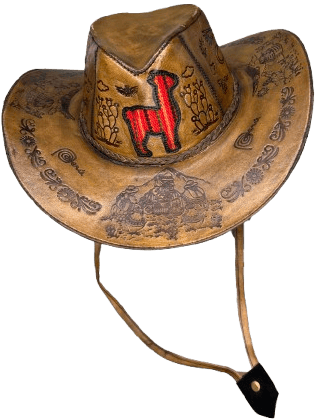 Sombrero Vaquero Cuerina Adulto